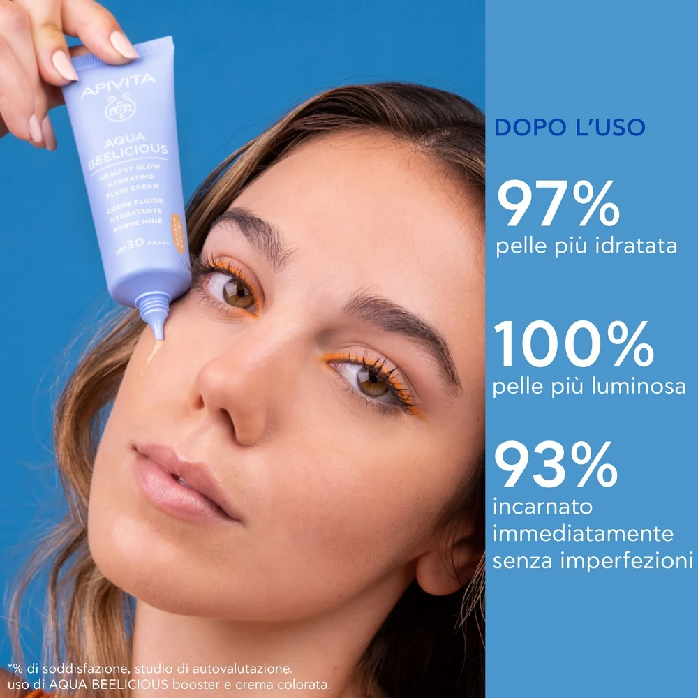 Aqua Beelicious Healthy Glow Hydrating Fluid Cream SPF30 - Kosteuttava päivävoide kasvoille