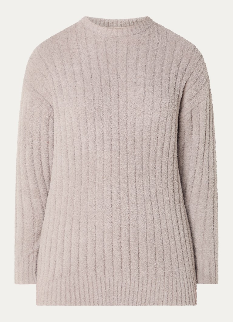 Pulover UGG gros, cu nervuri, pentru relaxare