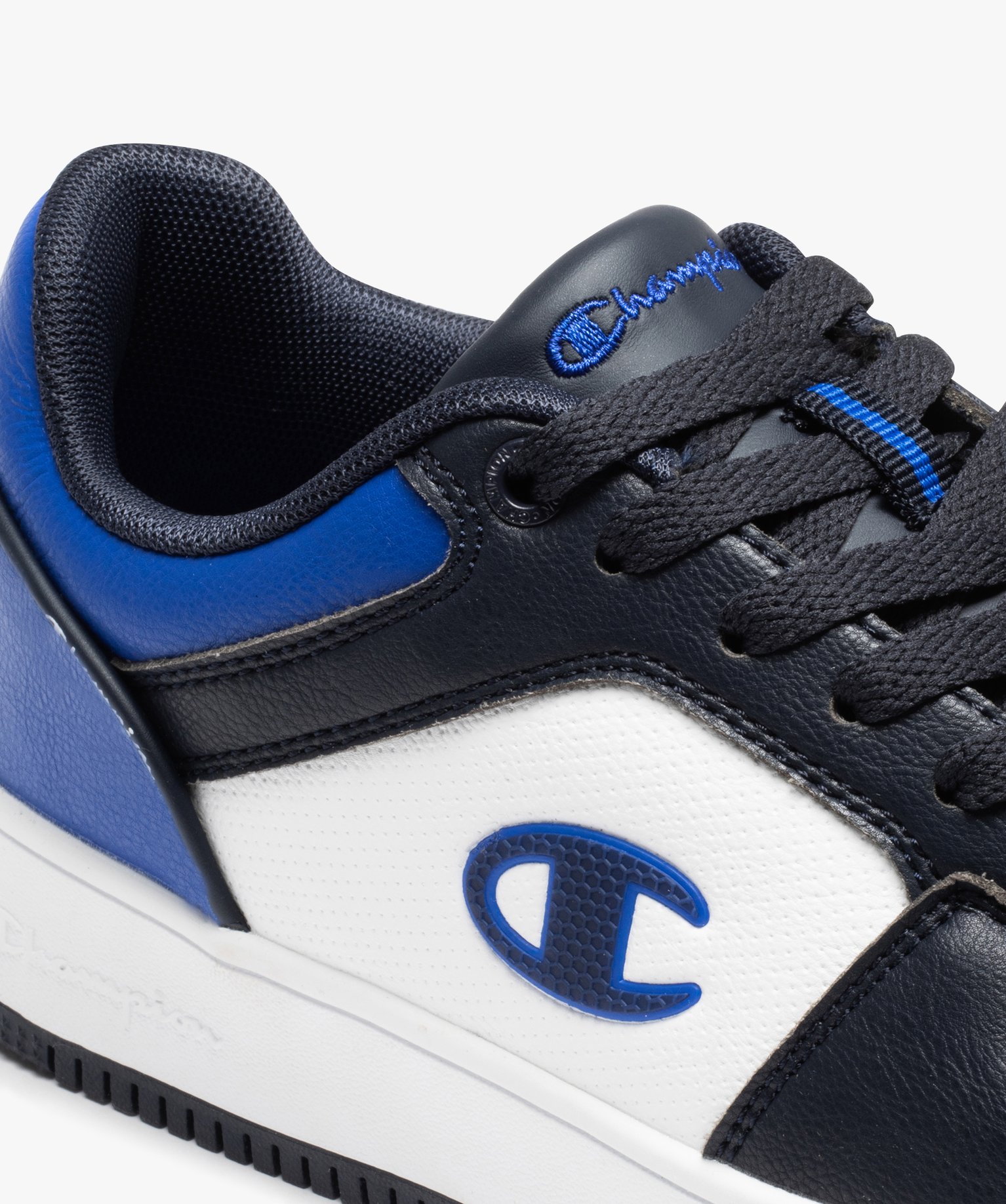 Baskets Garçon tricolores à lacets – Champion blanc | GEMO