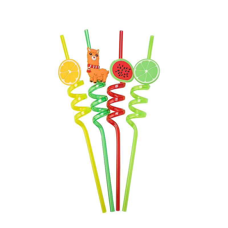 Cuisine Sugerør 4-pk Med figur