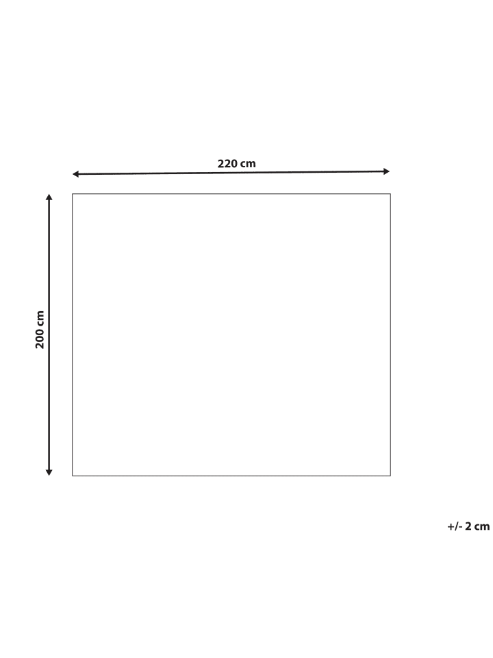 Beliani Kuscheldecke BAYBURT in Grün - (W) 200 x (H) 1 x (L) 220 cm günstig kaufen onesize