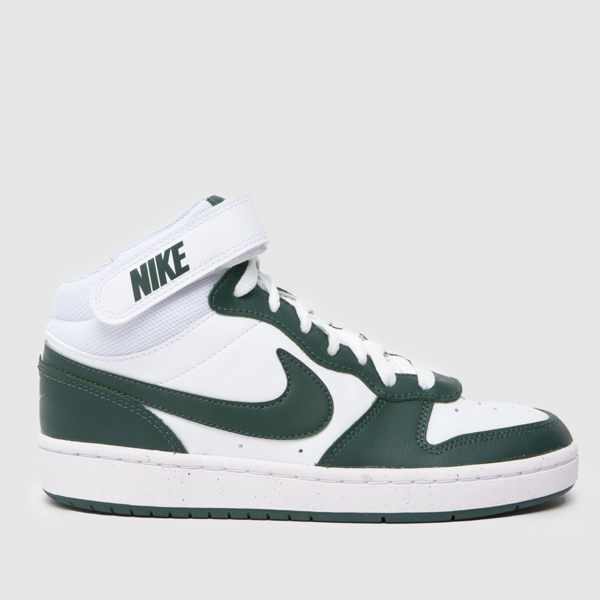 Nike Court Borough Mid 2 gyerek fehér és zöld cipő