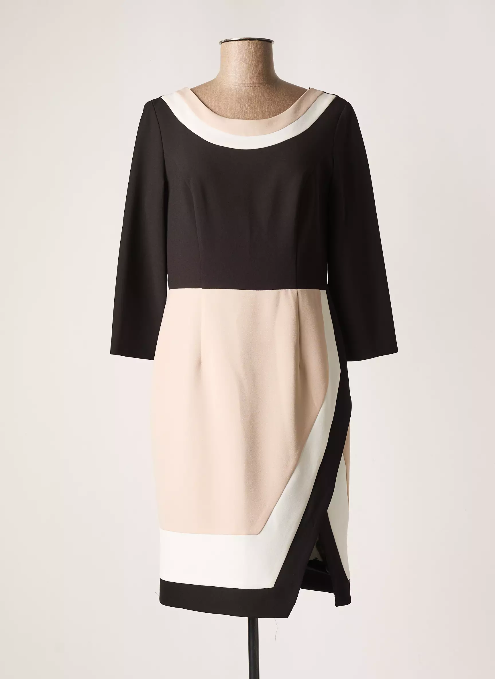 Arggido Robes Mi Longues Femme couleur noir
