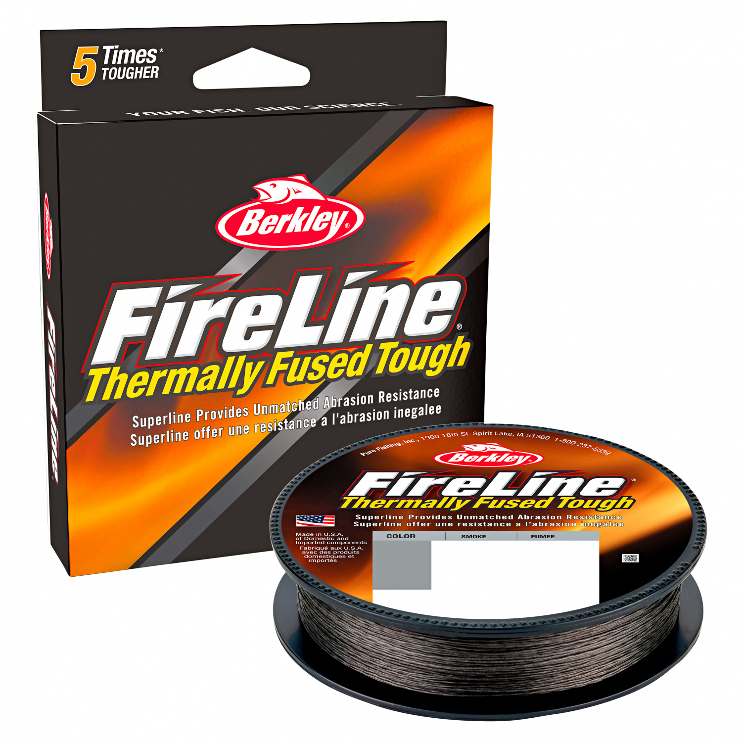 Berkley Angelschnur FireLine Fused Original (smoke, 150 m)