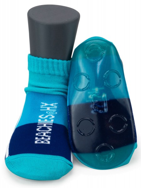 Beachies ~ Aquasocke HX Colorblock ~ Meerblau