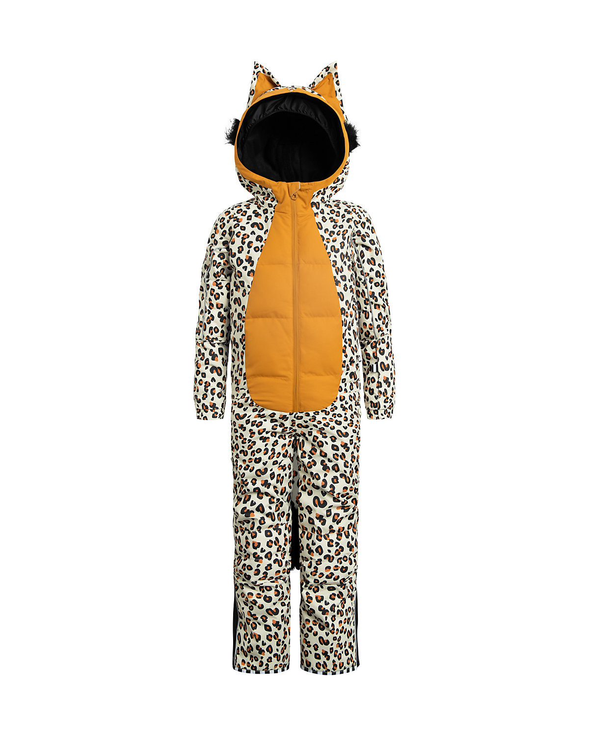 CHEETADO Leopard Black Schneeanzüge