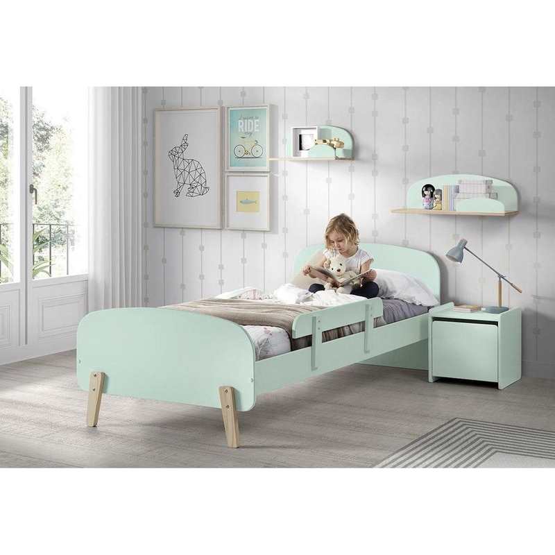 Lit 90x200cm Kiddy vert menthe