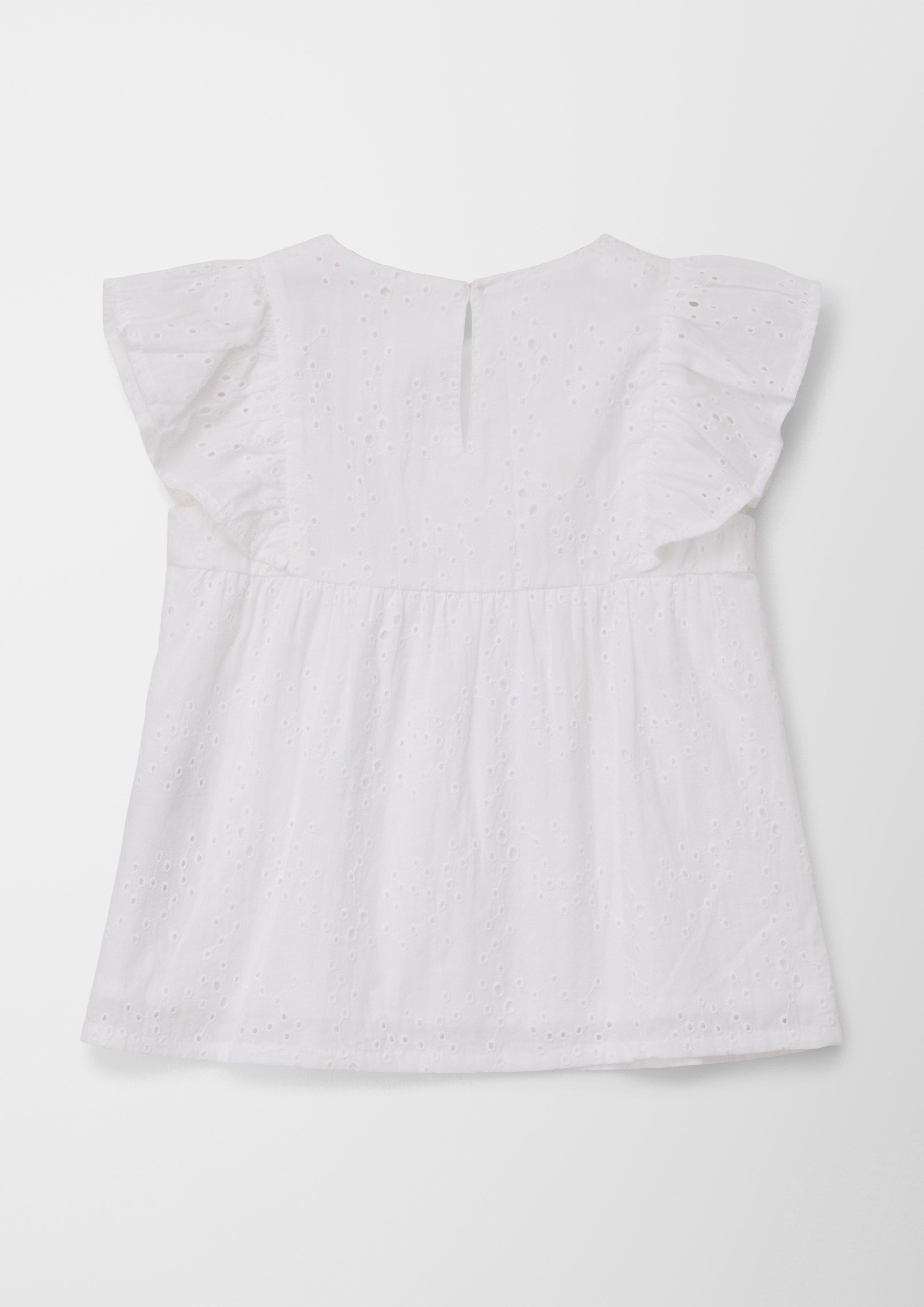 Bluse aus Broderie Anglaise  2127411-0100