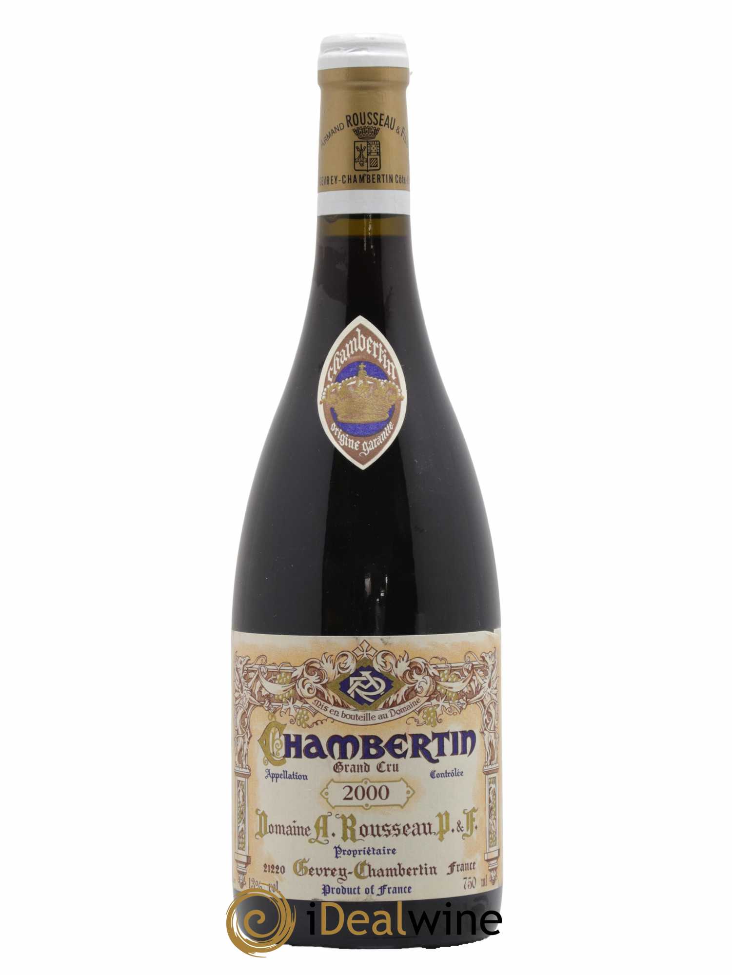 Chambertin Grand Cru Armand Rousseau (Domaine)  2000 - Lot de 1 Bouteille
