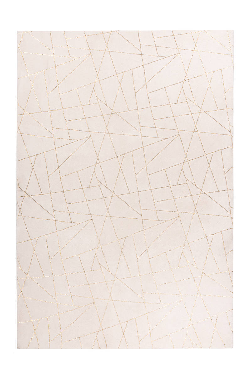 me gusta Teppich Creme / Gold 120cm x 170cm