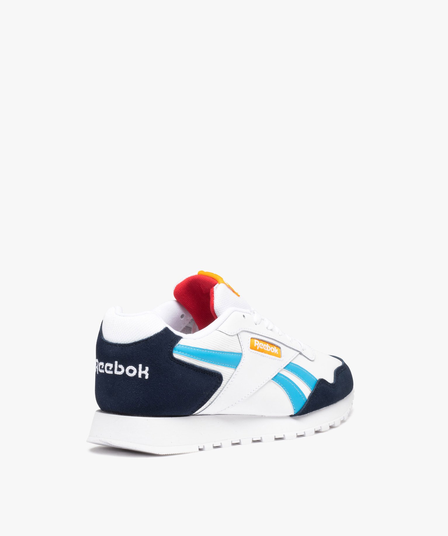 Baskets homme dessus en cuir style running à lacets - Reebok  blanc | GEMO