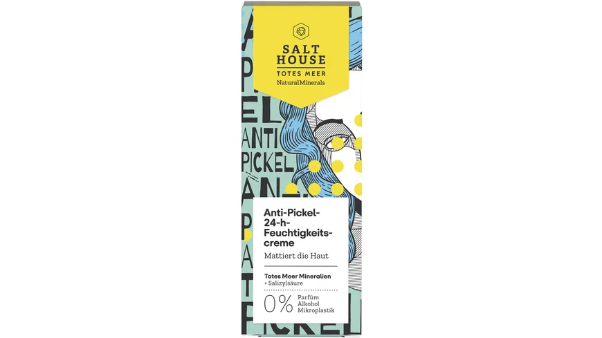 SALTHOUSE Totes Meer Natural Minerals Feuchtigkeitscreme Anti Pickel 50 ml