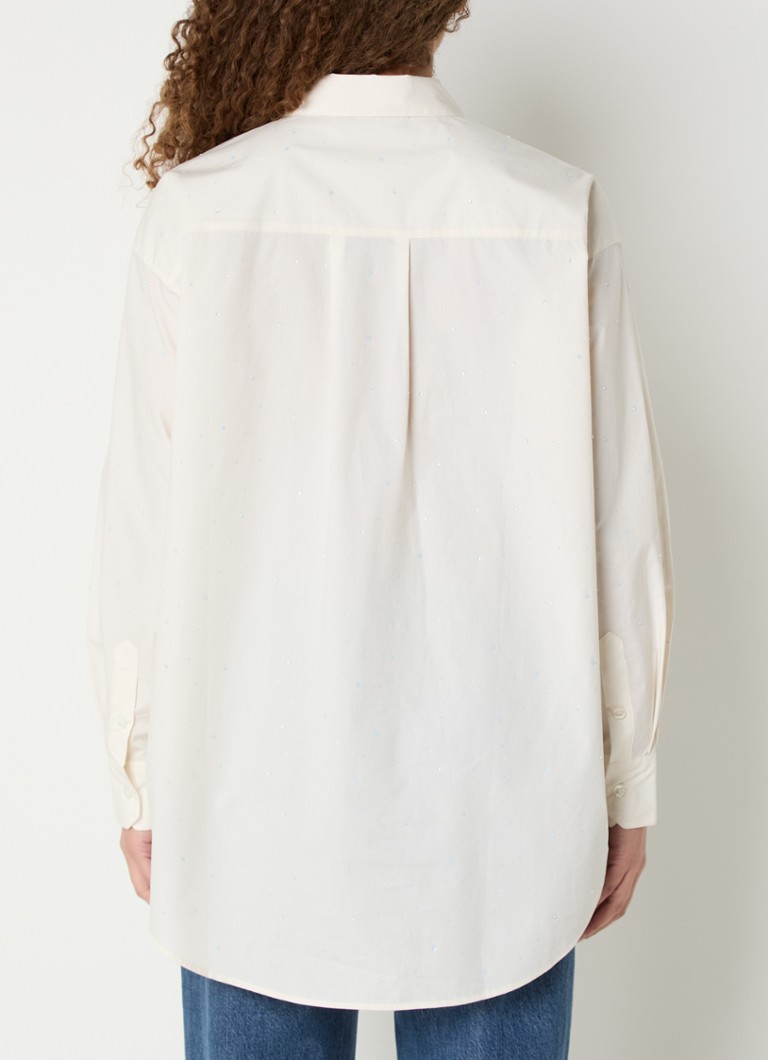 Camicetta oversize Mos Mosh MMDanika decorata con strass
