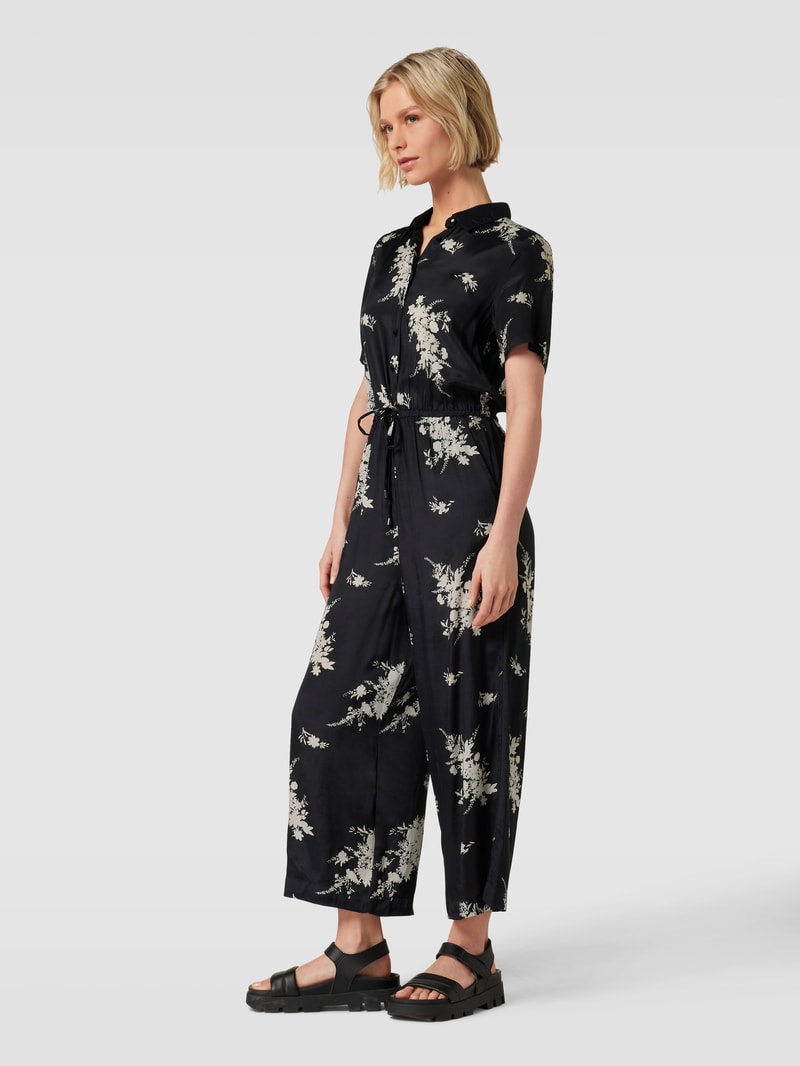 Jumpsuit mit Allover-Print Modell 'Gilla' in schwarz