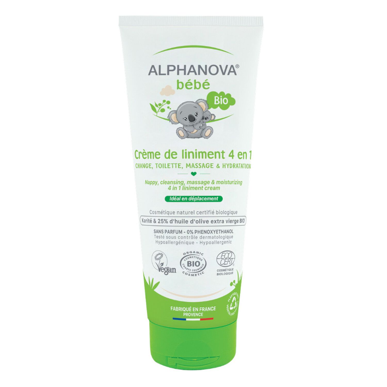 Alphanova Bébé Crème de Liniment 4-en-1 200 ml