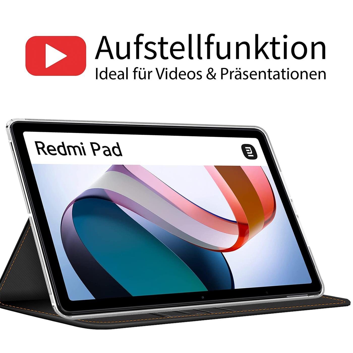 CoolGadget Tablet-Hülle Book Case Tablet Tasche für Xiaomi Redmi Pad 26,9 cm (10,61 Zoll), Hülle Klapphülle Cover für Redmi Pad Schutzhülle