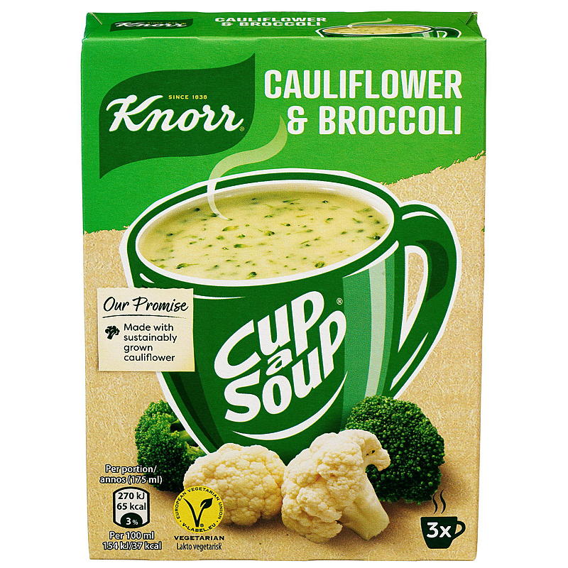 Knorr Cup of soup 3-pk Blomkål/brokkoli Knorr