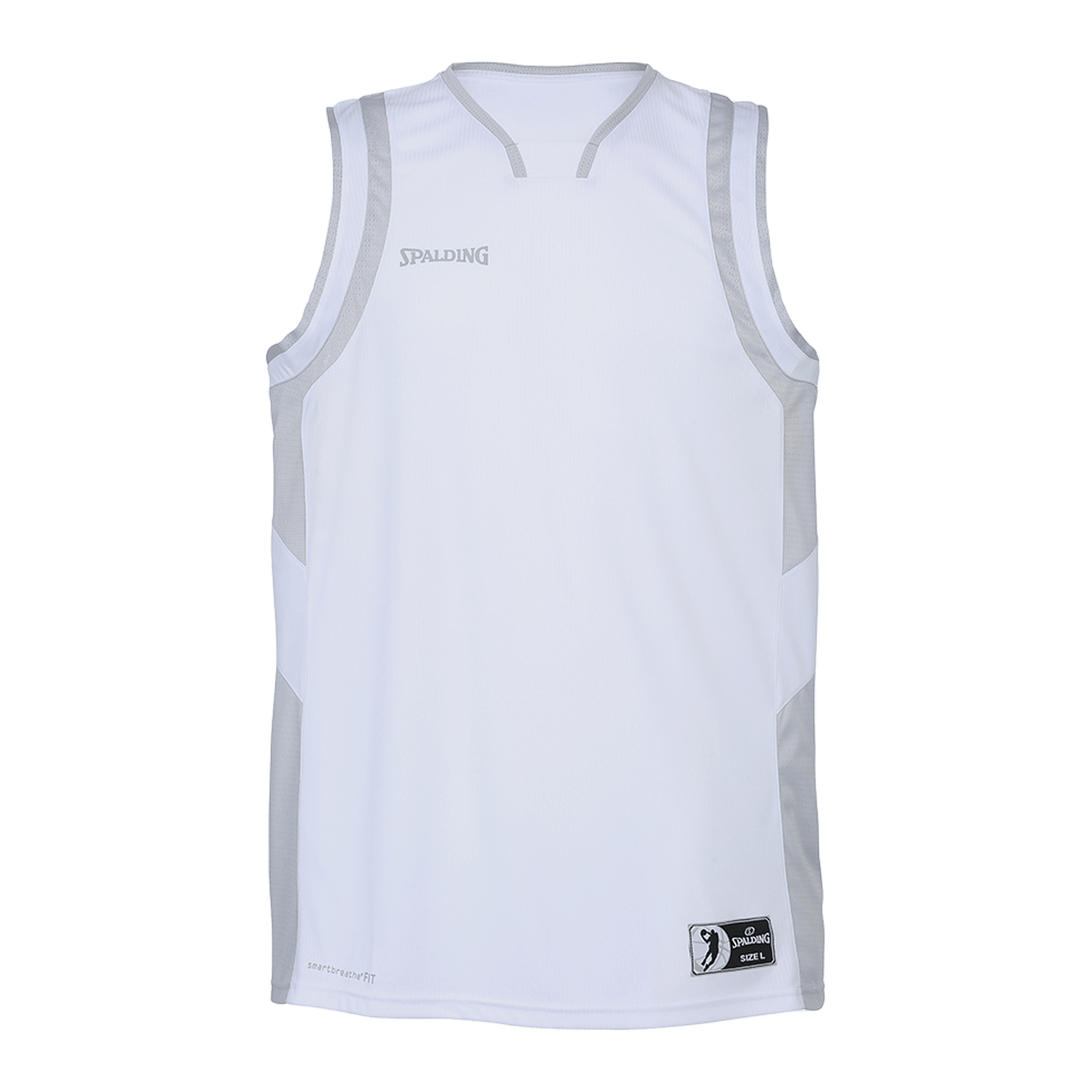 Spalding All Star Tank Top Weiss Silber F01