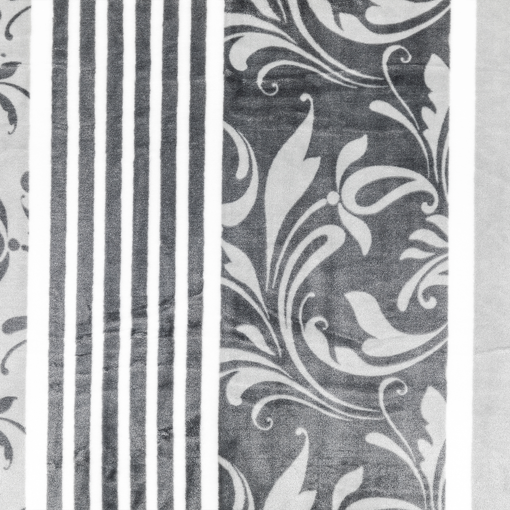 Dreamtex Kaschmirtouch-Decke, ca. 150 x 200 cm - Ornament Streifen