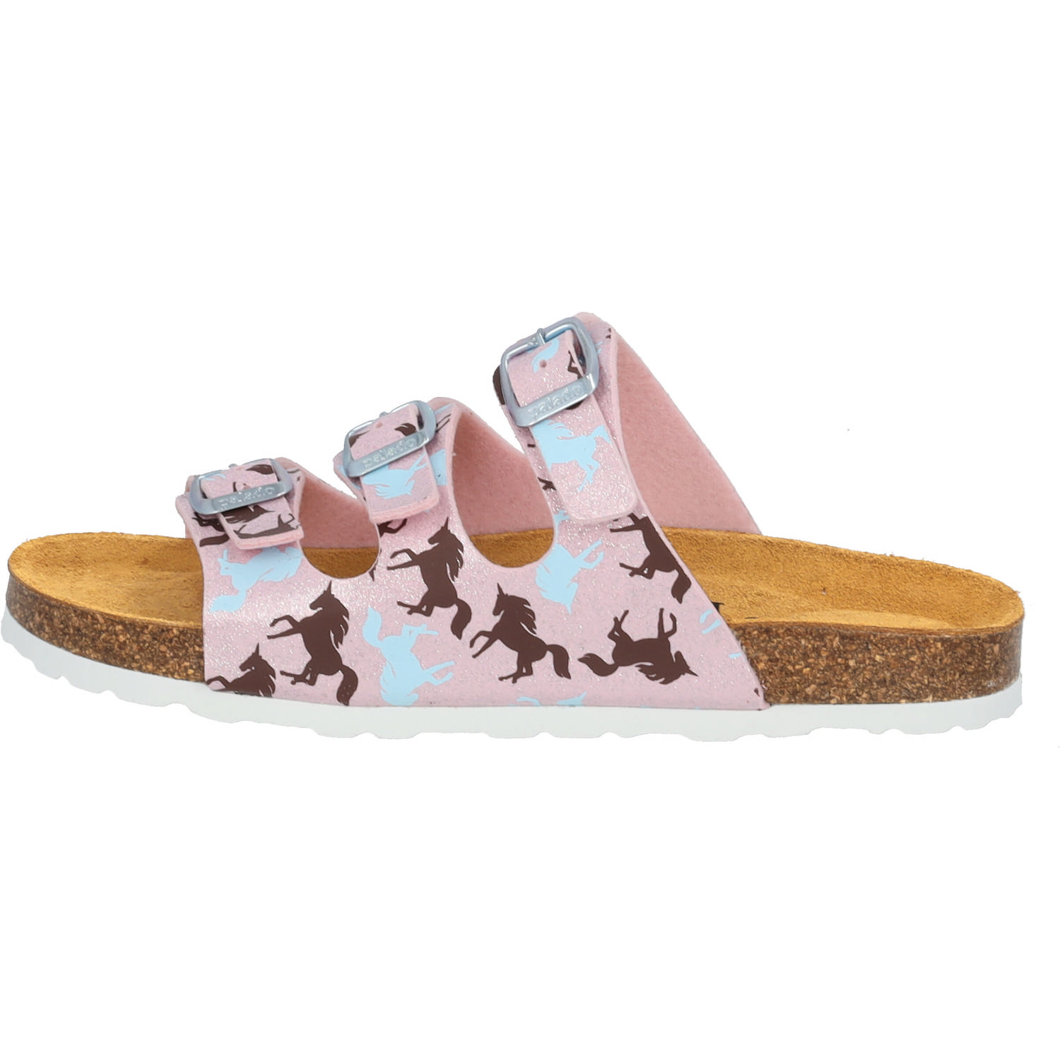 Palado Kids Capri G Print, Pantoletten, Kinder, Rosa Unicorn