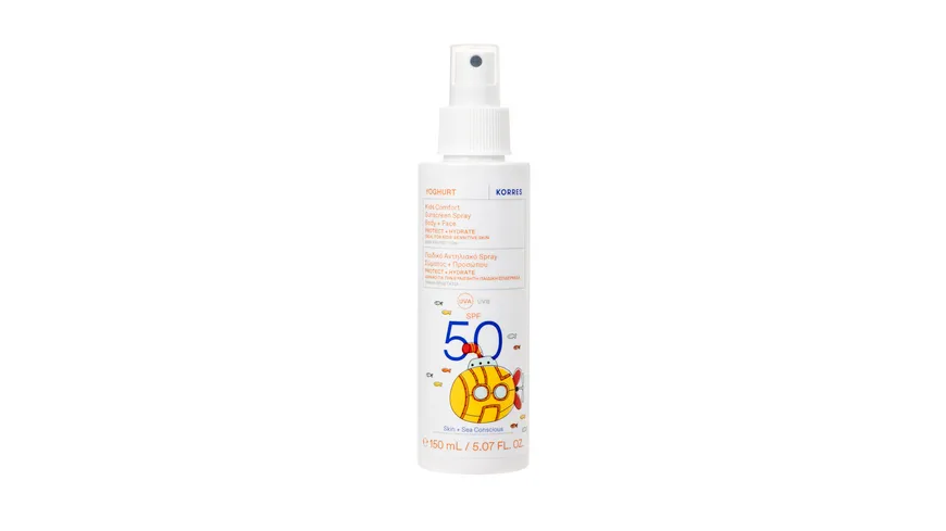 KORRES YOGHURT Komfort Sonnenschutzspray für Kinder für Gesicht & Körper SPF50 150 ml