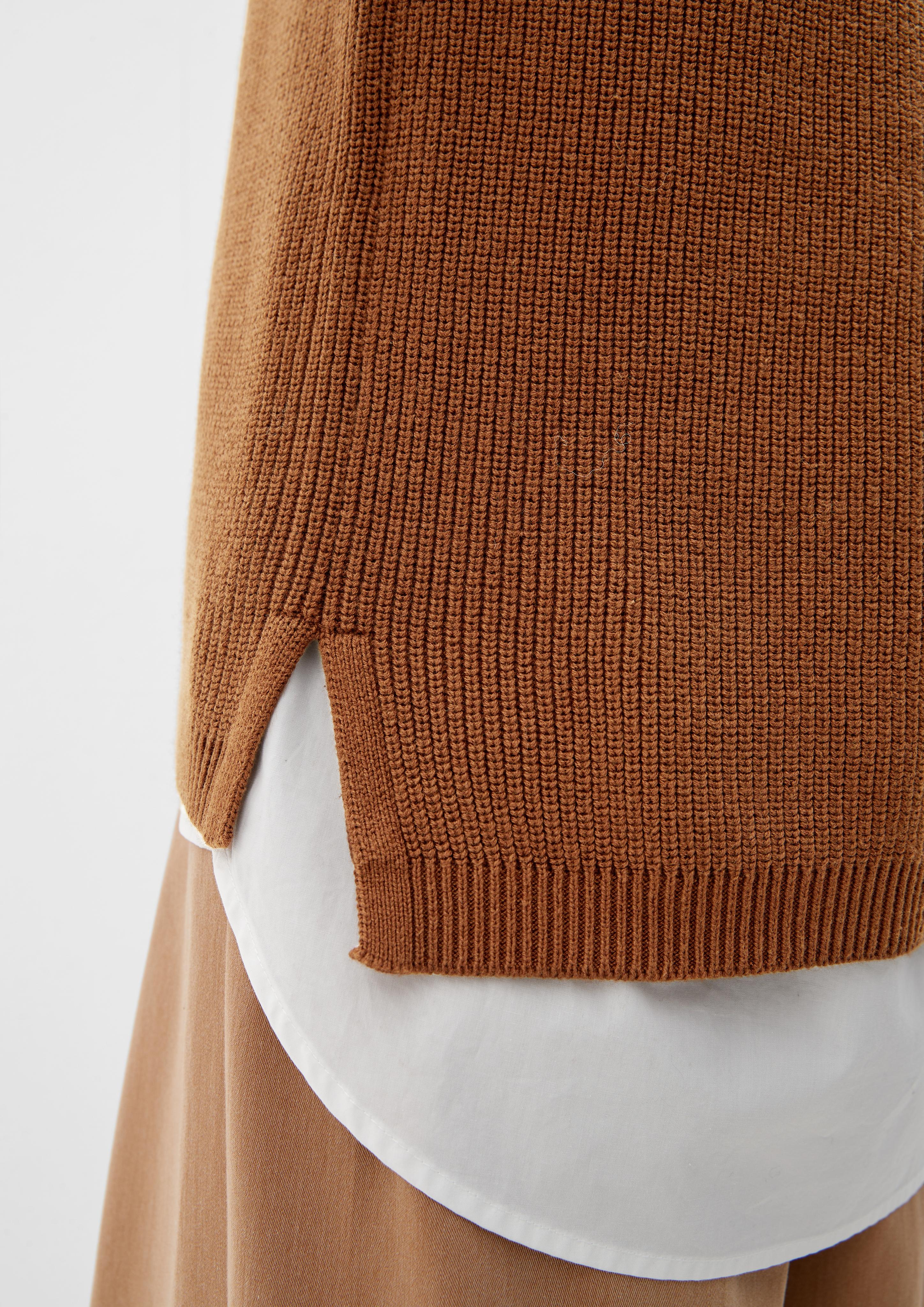 Gerippter Strickpullunder  2121132-8764