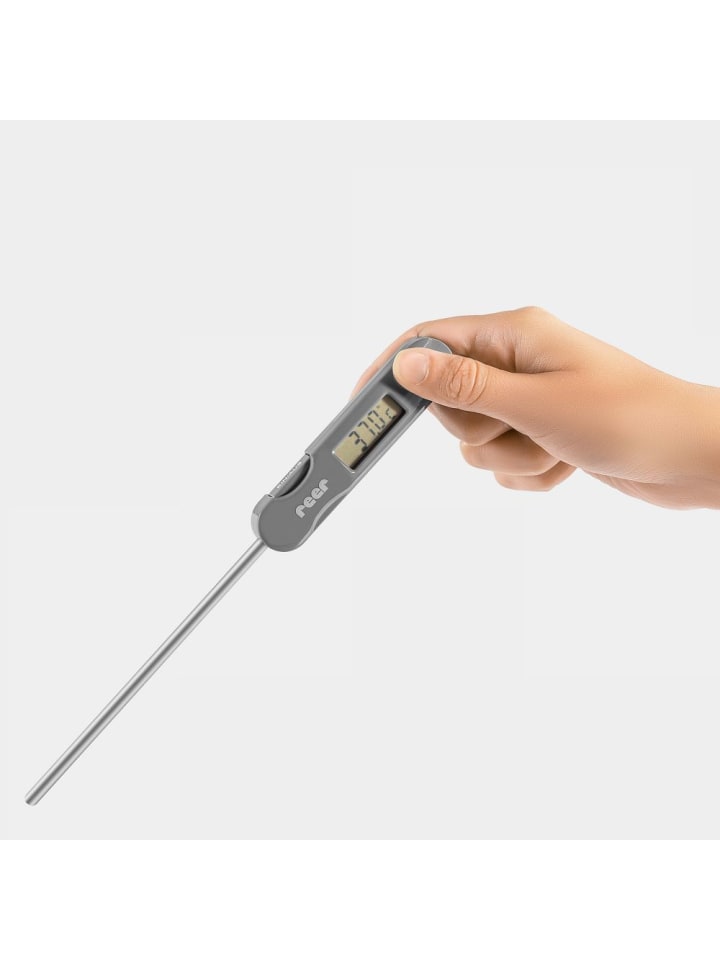 Reer Digitales Flaschenthermometer FoodTemp - Grau in grau günstig kaufen onesize