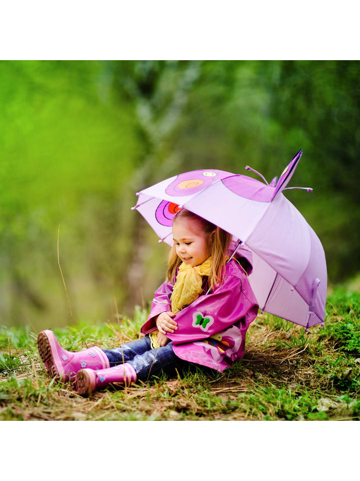relaxdays Kinderregenschirm Eule in Rosa günstig kaufen onesize