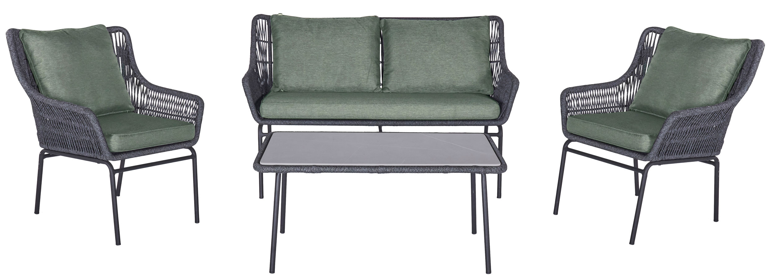 OUTDOORLounge-Set Rope 4-teilig