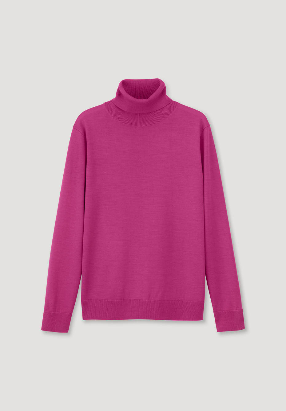 Rollkragenpullover aus reiner Bio-Merinowolle