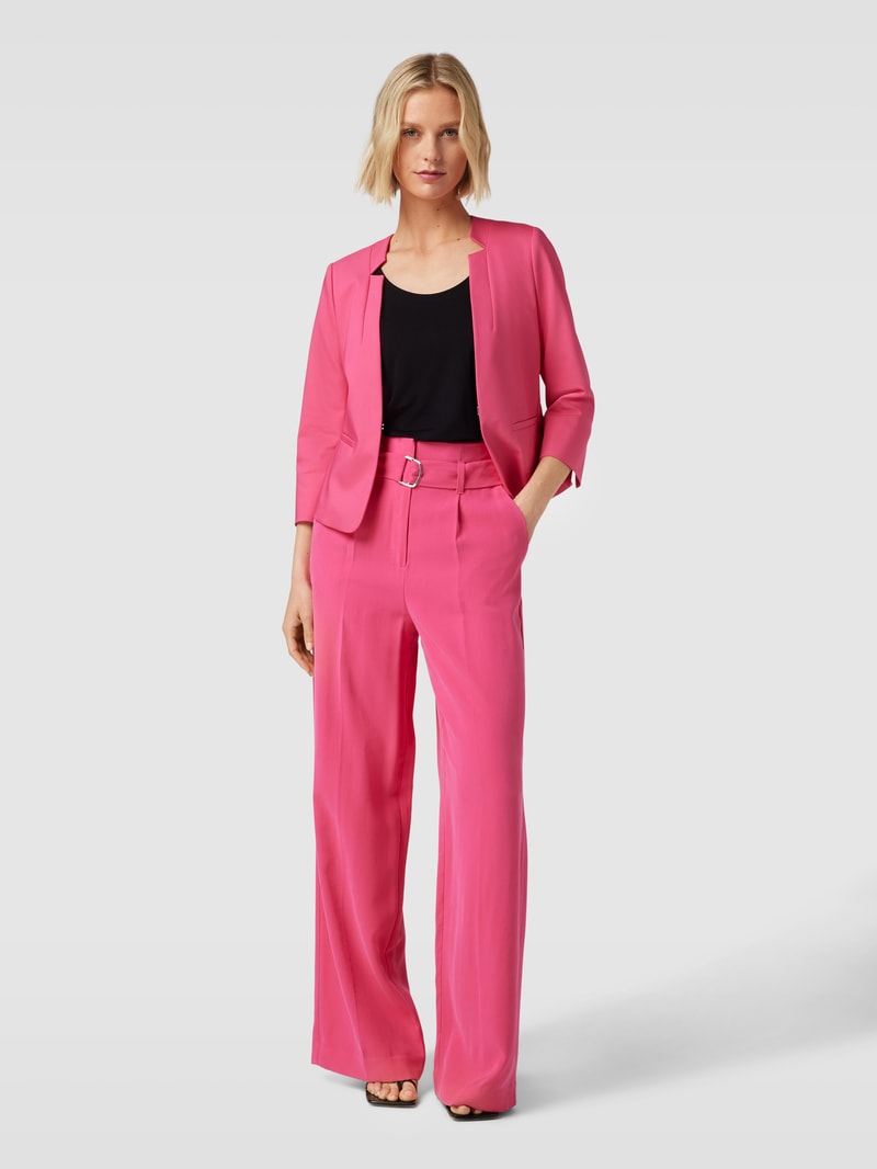 Blazer mit Reverskragen in pink