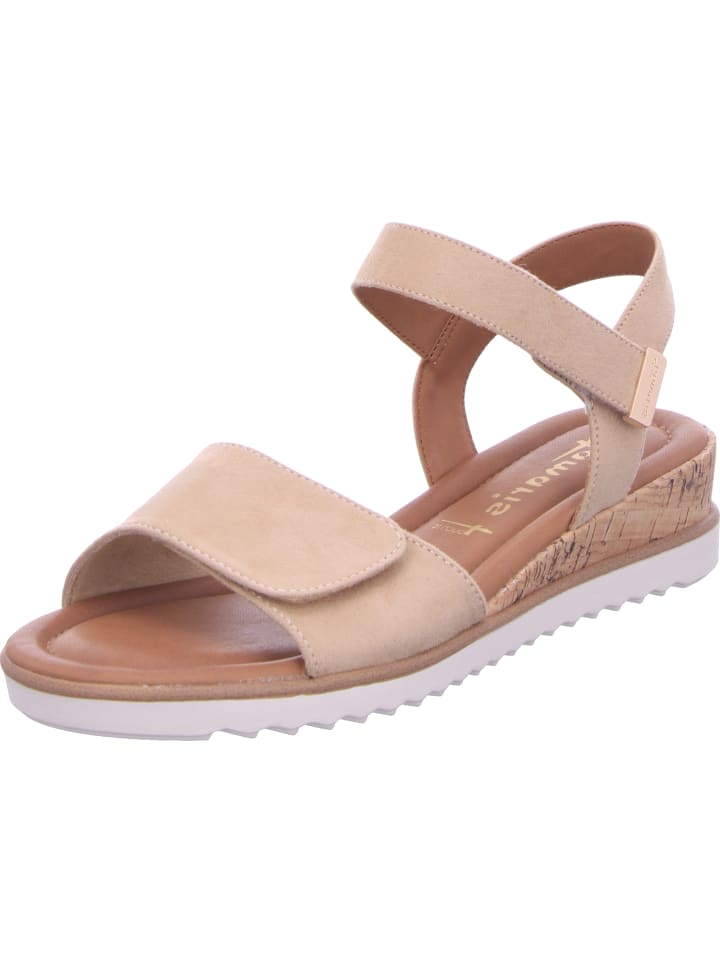 Tamaris Keilsandalette in beige günstig kaufen