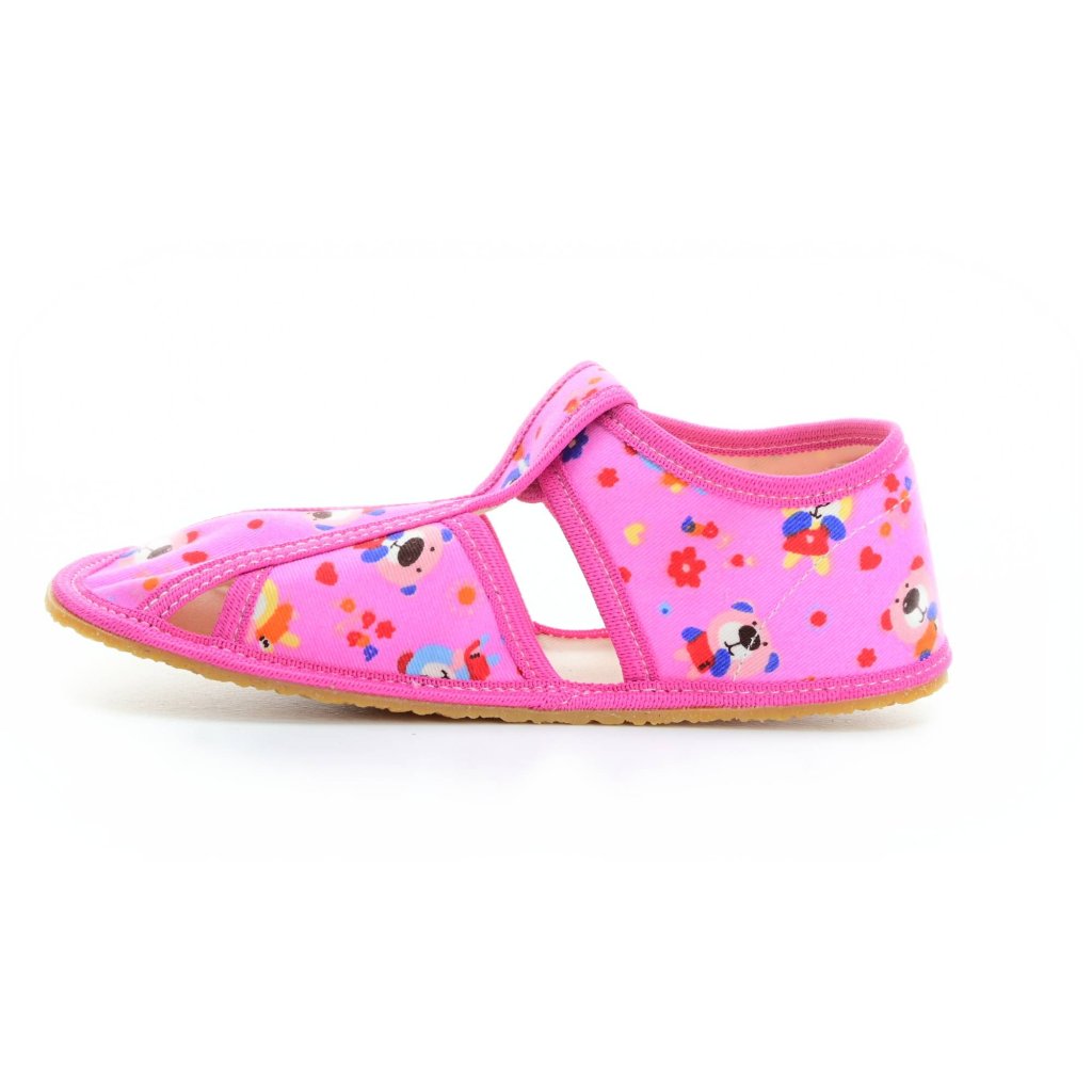Baby Bare Pink Teddy Hausschuhe