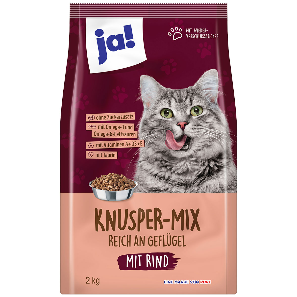ja! Knusper-Mix reich an Geflügel mit Rind kaufen