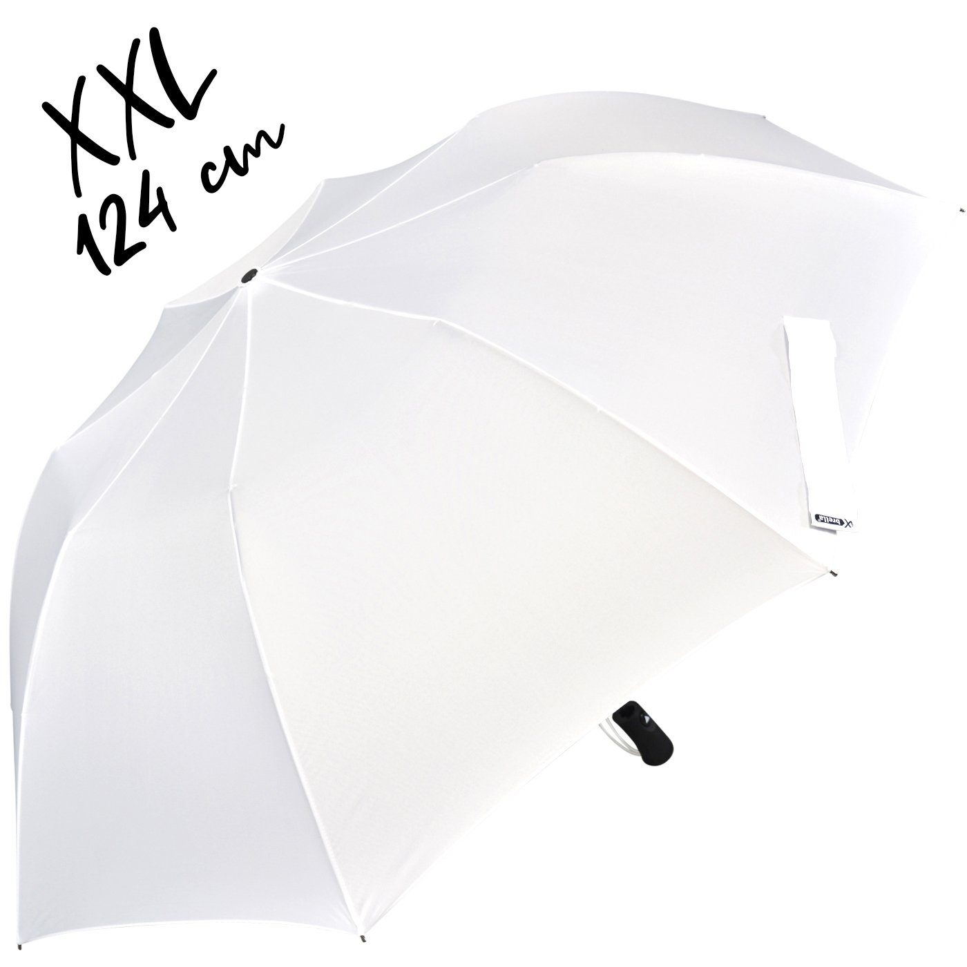 iX-brella Taschenregenschirm Trekking Golf-Taschenschirm XXL mit Umhängetasche, mit riesigem 124cm Dach-Durchmesser