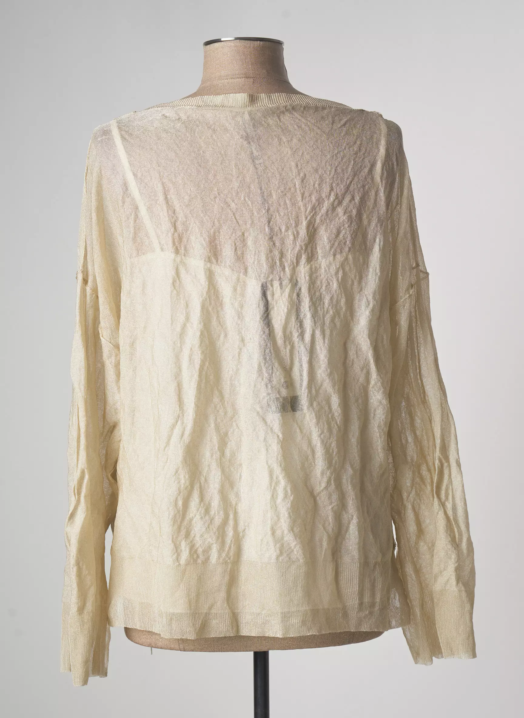 Pier Antonio Gaspari Pulls Femme couleur beige
