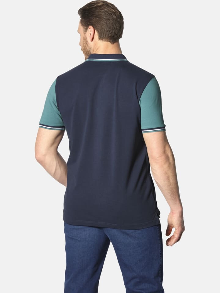 Jan Vanderstorm Poloshirt OLEJORN in dunkelblau günstig kaufen