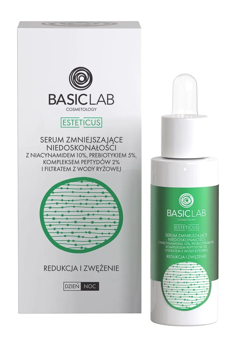 BasicLab Esteticus Imperfection Reducing Serum med 10% niacinamid