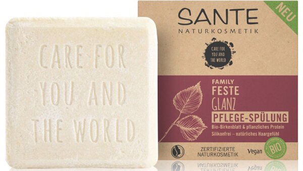 Sante FAMILY Feste Glanz Pflege-Spülung Bio-Birkenblatt & pflanzliches Protein Conditioner