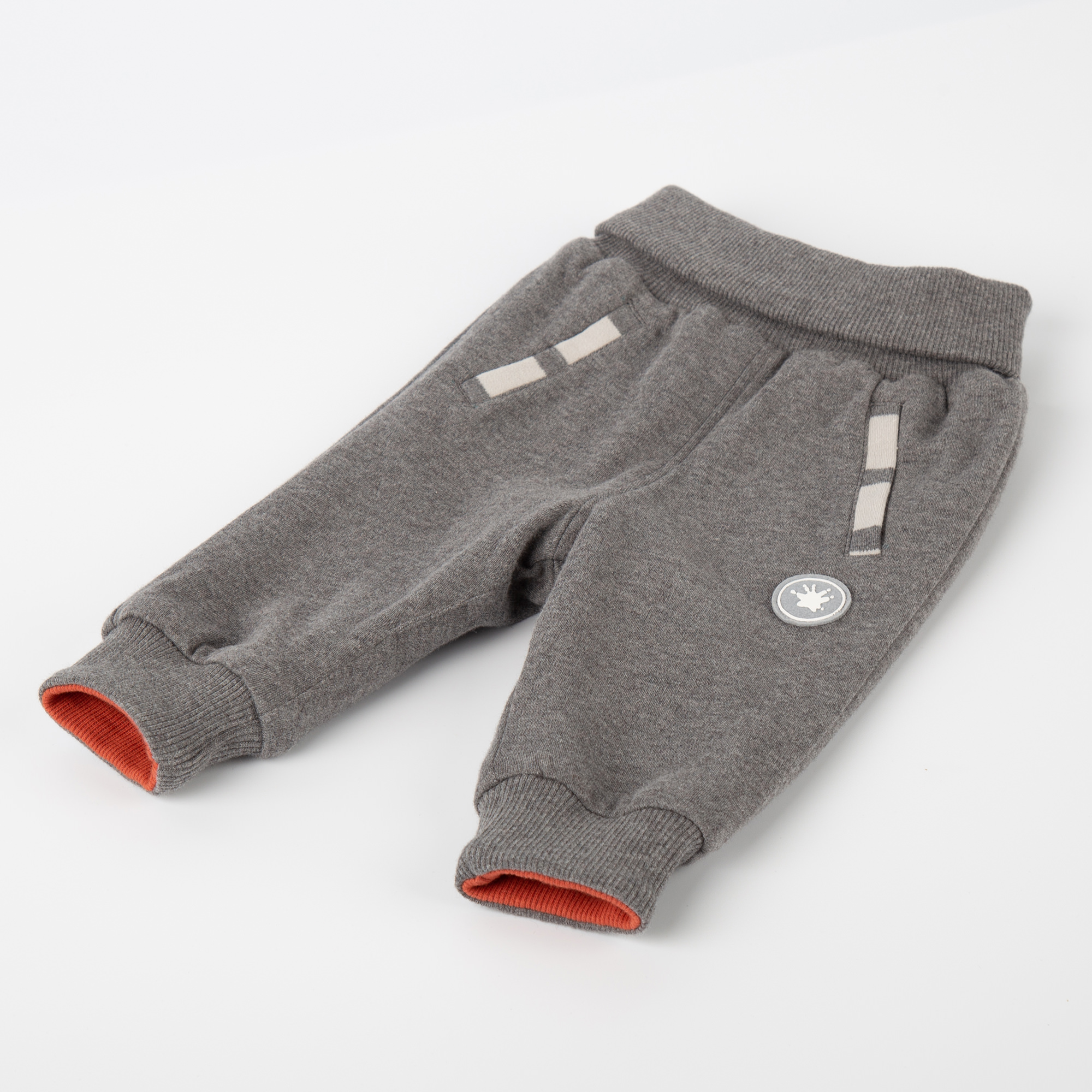 Baby Wendehose mit Softbund grau oder orange