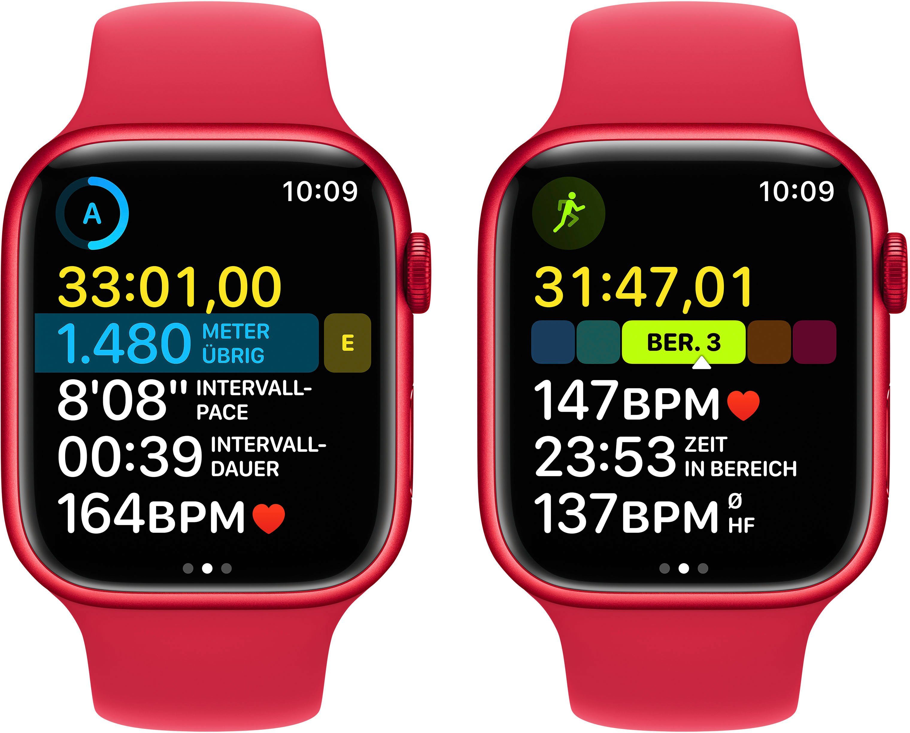 Apple Watch Series 8 GPS + Cellular 45mm Watch, Die Zukunft der Gesundheit. Am Handgelenk.