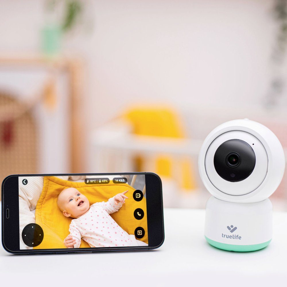 TrueLife Babyphone truelife TrueLife NannyCam R3 Smart TLNCR3S Babyphone mit Kamera WLAN
