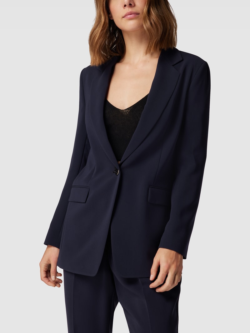 Blazer mit Reverskragen Modell 'JOCALUA' in marineblau