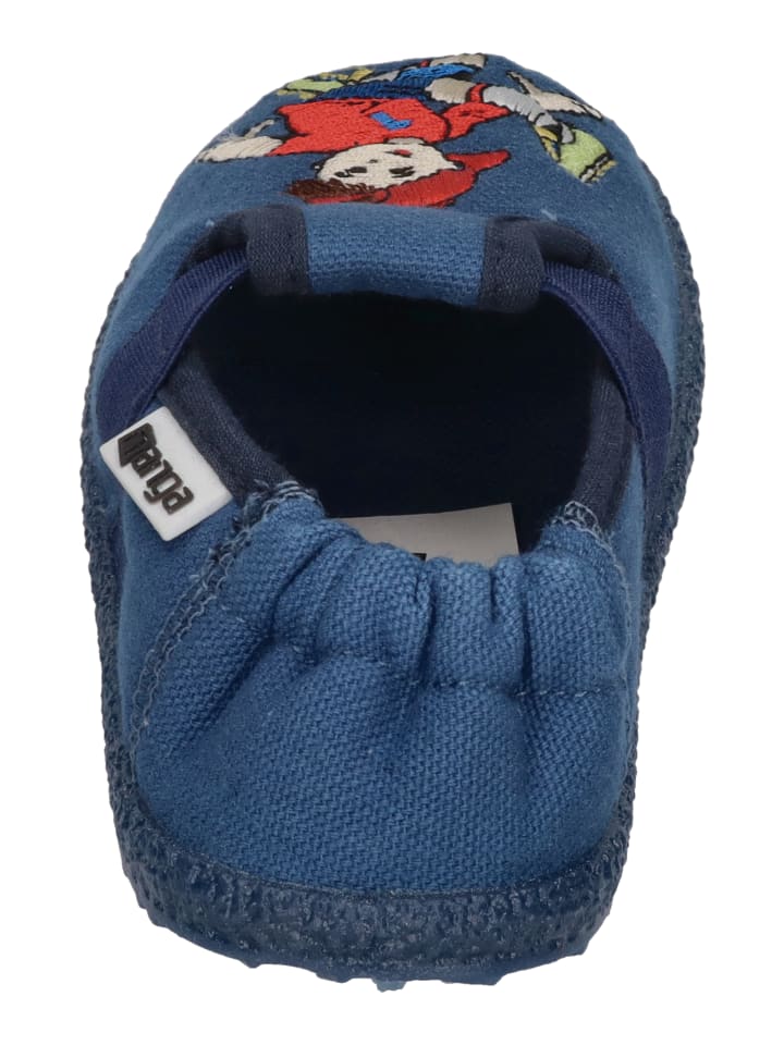 NANGA Hausschuhe FUSSBALLER 2.0 in blau günstig kaufen