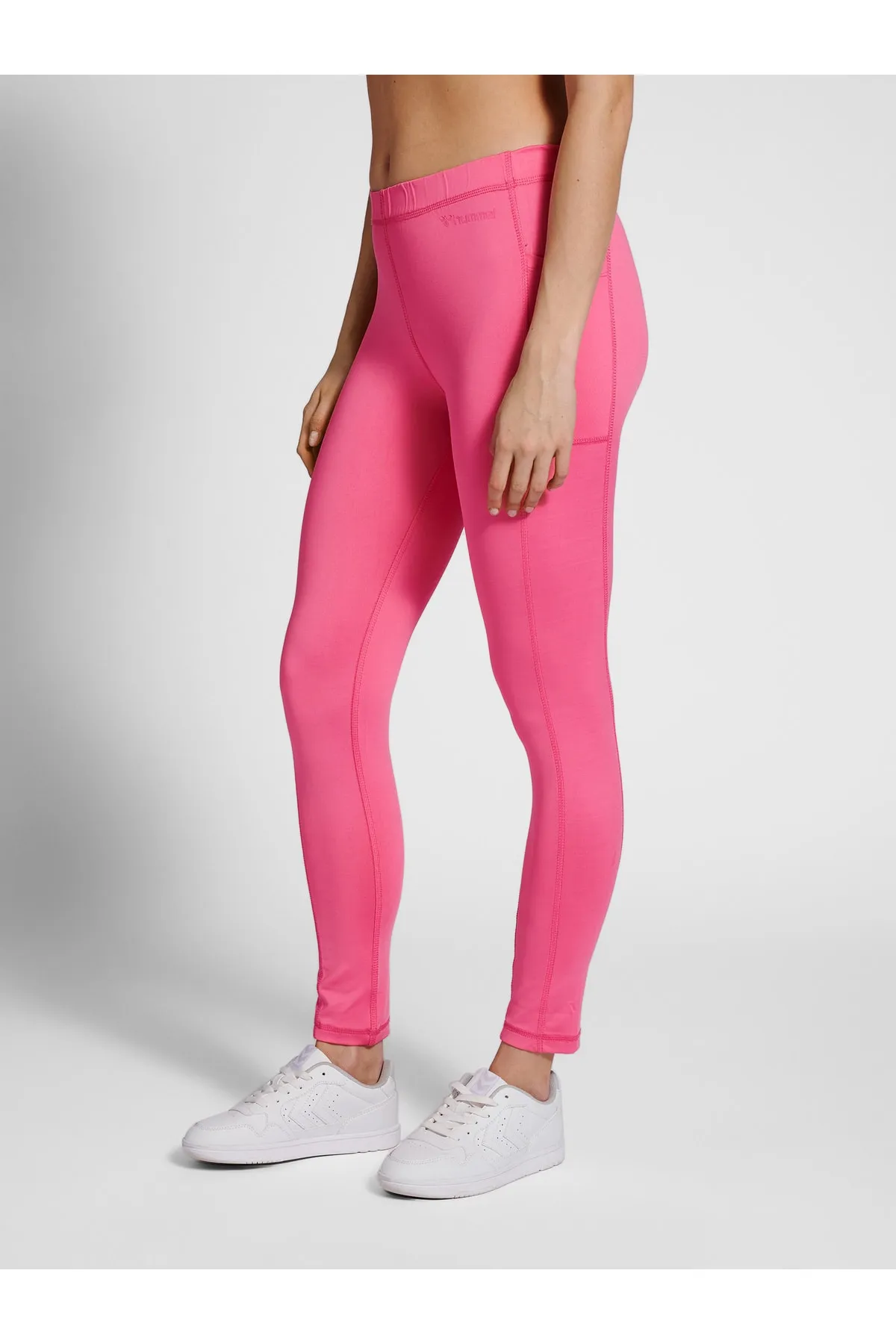hummel  Sport-Leggings - Rosa - Mittlerer Bund