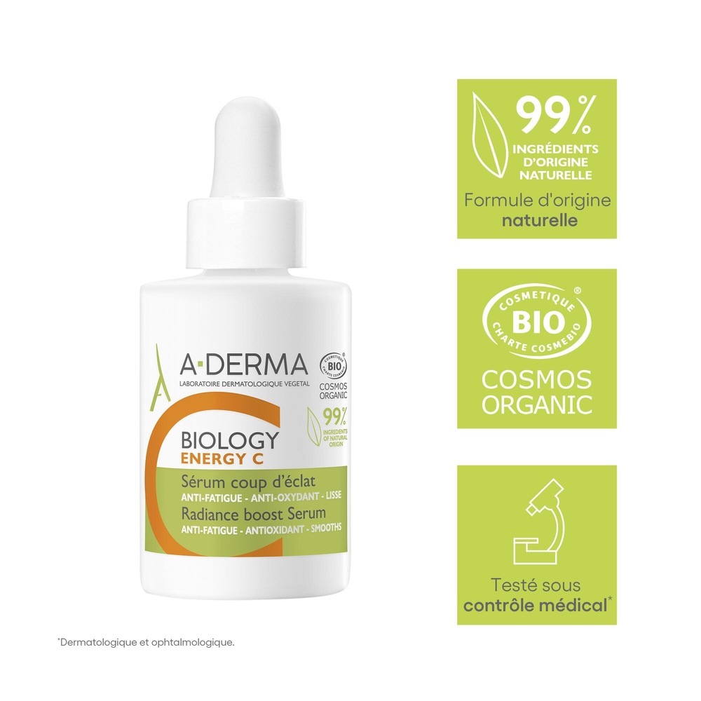A-Derma Biology - Energy C Sérum éclat 30ml Sérum