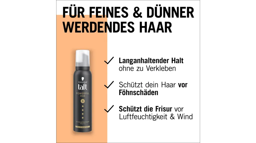 TAFT Schaumfestiger Powerful Age 150ml Haltegrad 5 - sehr starker Halt 150 ml