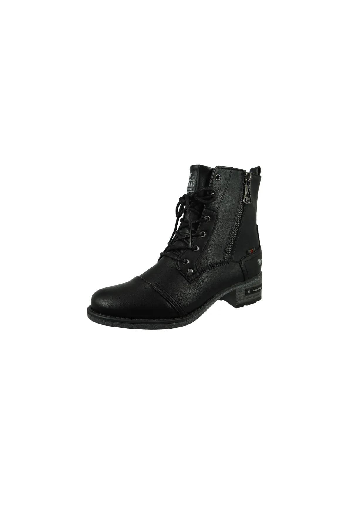 Mustang  Stiefelette - Schwarz - Blockabsatz