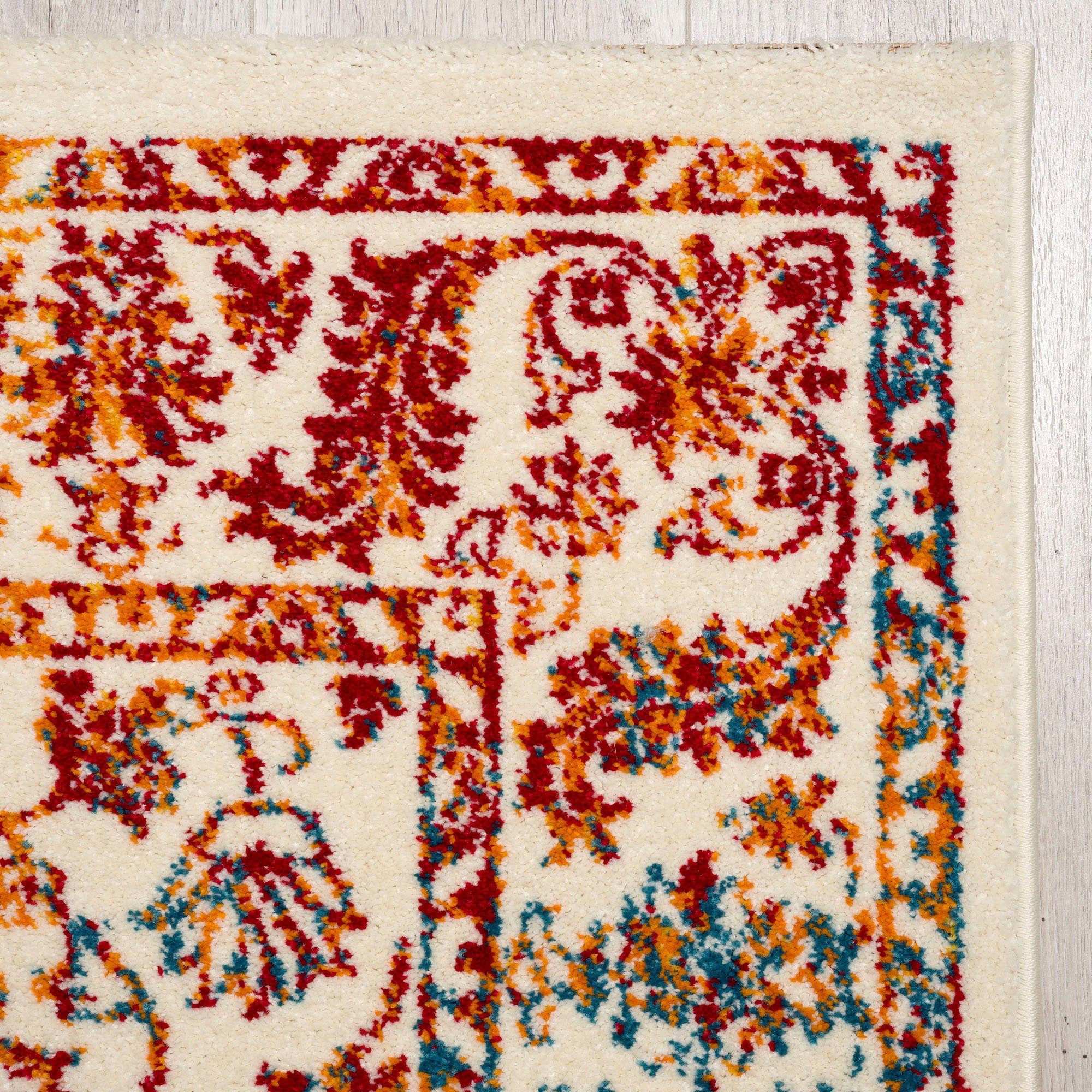Teppich Vintage 1606, Sanat, rechteckig, Höhe: 13 mm, Wohnzimmer, Kurzflor, Vintage Look, Retro
