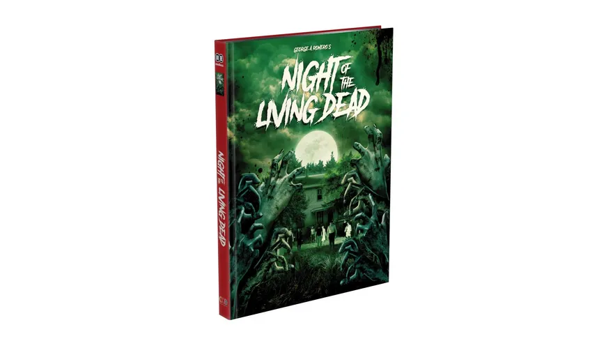 DIE NACHT DER LEBENDEN TOTEN (1968) (Neue Synchro) - 2-Disc Mediabook Cover B (Blu-ray + DVD) Limited 500 Edition - Uncut